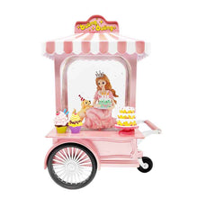 Load image into Gallery viewer, Musical Snowglobes Cart Snow Globe Lantern Trolley Valentines Day Box Princess
