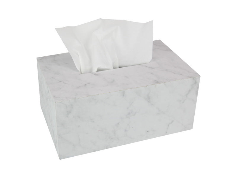24x15cm-grey/white-marble-look-tissue-box