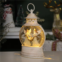Load image into Gallery viewer, Christmas Snow Globe Oval Lantern Angel with Music Battery Operated Gifts Angle
